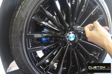 BMW 420i 쿠페 & 430i 컨버터블 블랙 유광 휠도색, 캘리퍼 도색. / 용인 처인구