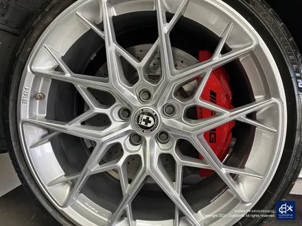 분진도 벗겨내고 휠도 변신! 벤츠 CLS53 AMG 실버 휠도색 + 레드 캘리퍼 도색 / 용인 처인구