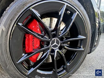 벤츠 C43 AMG 블랙유광 휠도색 + 레드 캘리퍼 도색 / 용인 처인구