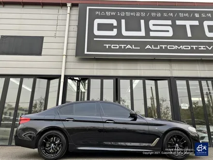 BMW G30 520d 휠수리 후 블랙유광 휠도색 / 용인 처인구