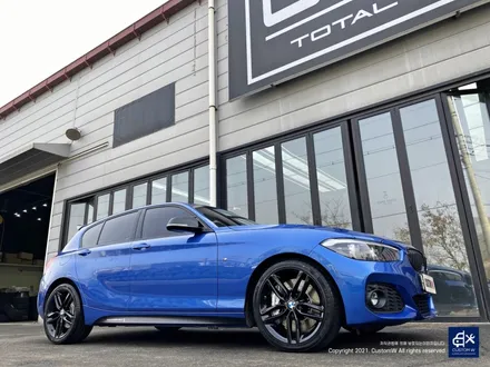 BMW 118d 휠수리 후 블랙유광 휠도색 / 용인 처인구