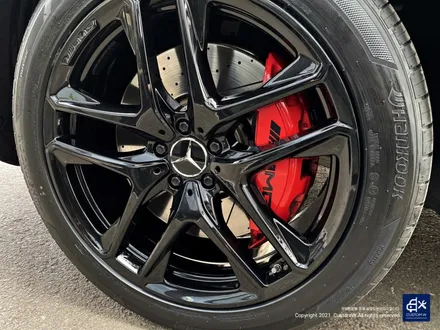 벤츠 GLE53 AMG 휠수리 후 블랙유광 휠도색 / 용인 처인구