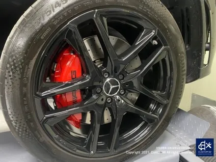 벤츠 GLE53 AMG 블랙 유광 휠도색 그리고 레드 캘리퍼 도색까지_! 완벽한 컬러 밸런스_! / 용인 처인구