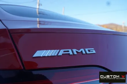 매일 같이 입고 되는  벤츠 GT43 AMG 4 도어 골드 캘리퍼 도색, 하이그로시 블랙 검정 유광 휠도색. / 용인 처인구