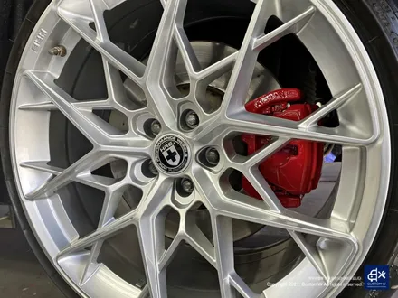 분진도 벗겨내고 휠도 변신! 벤츠 CLS53 AMG 실버 휠도색 + 레드 캘리퍼 도색 / 용인 처인구