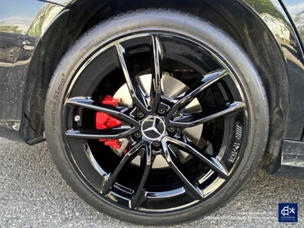 벤츠 C43 AMG 블랙유광 휠도색 + 레드 캘리퍼 도색 / 용인 처인구