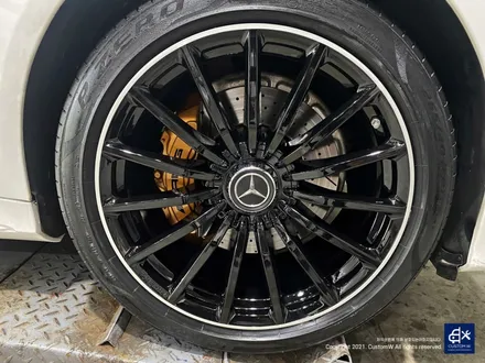 벤츠 GT43 AMG 블랙 실버 투톤 휠도색 & 카본 세라믹 골드 캘리퍼 도색 / 용인 처인구