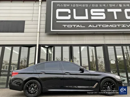 BMW G30 520d 휠수리 후 블랙유광 휠도색 / 용인 처인구