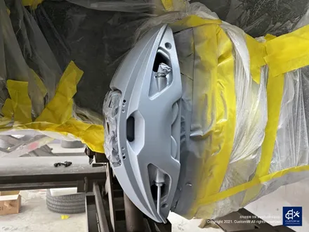 BMW X6 40i 신차 741M 블랙유광 휠도색 + 레드 캘리퍼 도색 / 용인 처인구