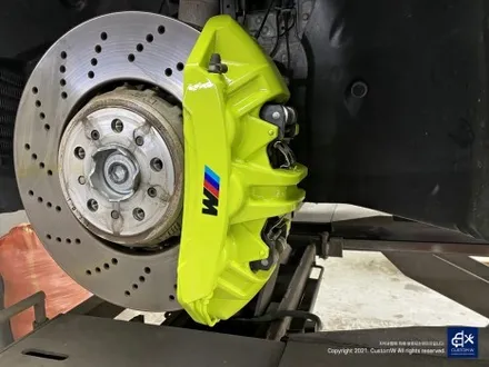 BMW G80 M3 블랙유광 휠도색 + 애시드 그린 캘리퍼 도색 / 용인 처인구