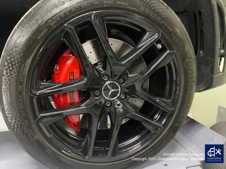 벤츠 GLE53 AMG 블랙 유광 휠도색 그리고 레드 캘리퍼 도색까지_! 완벽한 컬러 밸런스_! / 용인 처인구