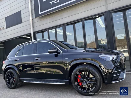 벤츠 GLE53 AMG 블랙유광 휠도색 + 레드 캘리퍼 도색 / 용인 처인구