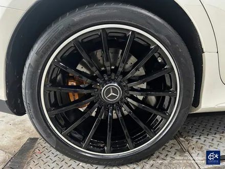 벤츠 GT43 AMG 블랙 실버 투톤 휠도색 & 카본 세라믹 골드 캘리퍼 도색 / 용인 처인구