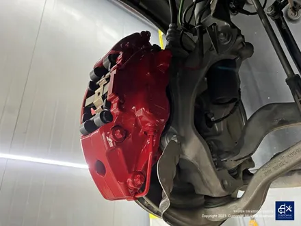 BMW G20 M340i 블랙유광 휠도색 + 레드 캘리퍼 도색 / 용인 처인구