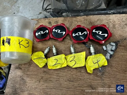 기아 K3 GT 블랙유광 휠도색 + 레드 캘리퍼 도색 / 용인 처인구