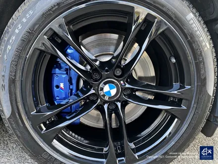 BMW F10 530d 박리 후 블랙유광 휠도색 + 분진 제거 후 블루 캘리퍼 도색 / 용인 처인구