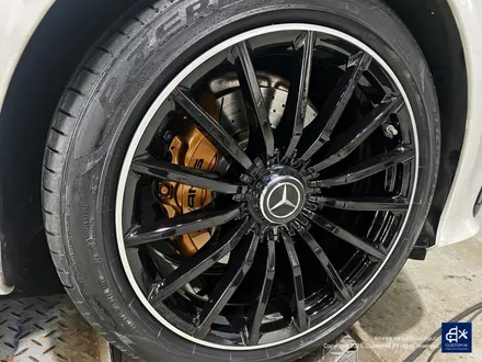 벤츠 GT43 AMG 블랙 실버 투톤 휠도색 & 카본 세라믹 골드 캘리퍼 도색 / 용인 처인구