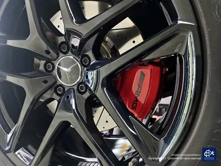 벤츠 GLE53 AMG 쿠페 블랙유광 휠도색 + 레드 캘리퍼 도색 / 용인 처인구
