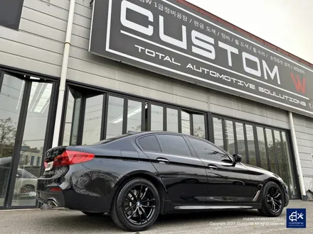BMW G30 520d 휠수리 후 블랙유광 휠도색 / 용인 처인구
