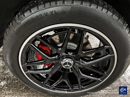 벤츠 G63 AMG G바겐 22인치 블랙 실버 투톤 유광 휠도색 / 용인 처인구