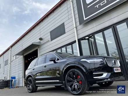 볼보 XC90 휠수리 후 블랙유광 휠도색 / 용인 처인구