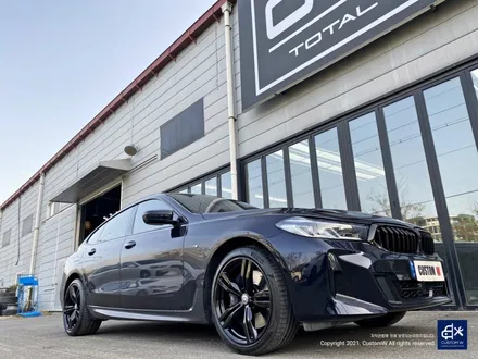 BMW 6GT 630i 휠수리 후 블랙유광 휠도색 / 용인 처인구