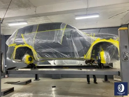 BMW G05 X5 M50i 742M 22인치  상처 수리 후, 다이아몬드 커팅 휠 복원 + 블루 캘리퍼 도색 / 용인 처인구