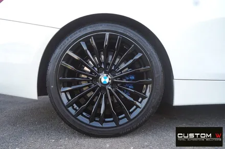 BMW 420i 쿠페 & 430i 컨버터블 블랙 유광 휠도색, 캘리퍼 도색. / 용인 처인구