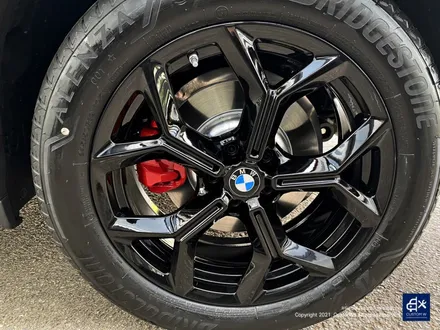 BMW X3 블랙유광 휠도색 + 레드 캘리퍼 도색 / 용인 처인구