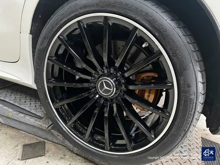 벤츠 GT43 AMG 블랙 실버 투톤 휠도색 & 카본 세라믹 골드 캘리퍼 도색 / 용인 처인구