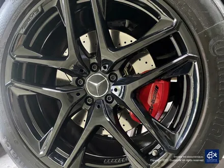 벤츠 GLE53 AMG 쿠페 블랙유광 휠도색 + 레드 캘리퍼 도색 / 용인 처인구