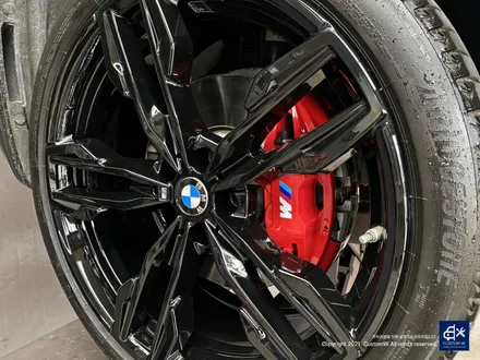 BMW X4 M40i 휠수리 후 블랙유광 휠도색 + 레드 캘리퍼 도색 / 용인 처인구