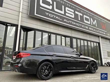 BMW G30 520d 휠수리 후 블랙유광 휠도색 / 용인 처인구