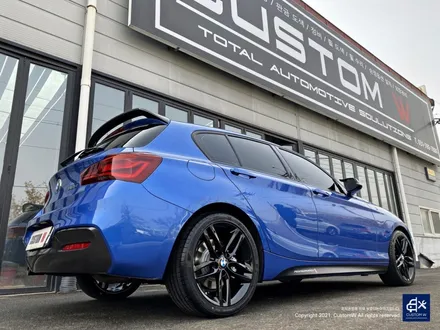 BMW 118d 휠수리 후 블랙유광 휠도색 / 용인 처인구