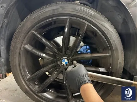 BMW G20 320i 부식 제거 후, 블루 캘리퍼 도색 / 용인 처인구