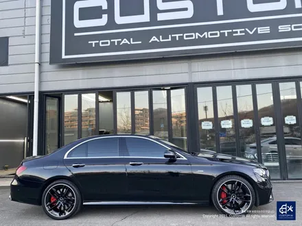 벤츠 E53 AMG 블랙실버 투톤 휠도색 + 레드 캘리퍼 도색 / 용인 처인구