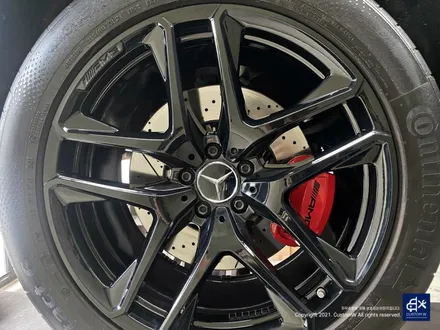 벤츠 GLE53 AMG 쿠페 블랙유광 휠도색 + 레드 캘리퍼 도색 / 용인 처인구