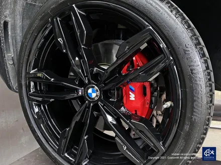 BMW X4 M40i 휠수리 후 블랙유광 휠도색 + 레드 캘리퍼 도색 / 용인 처인구