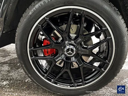 벤츠 G63 AMG G바겐 22인치 블랙 실버 투톤 유광 휠도색 / 용인 처인구