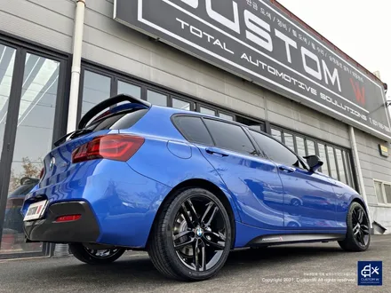 BMW 118d 휠수리 후 블랙유광 휠도색 / 용인 처인구