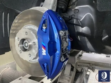 신차 출고 후, 곧바로 방문 주셨어요~! BMW 신형 7시리즈 G70 740D 907M 20인치 휠  블랙 유광 휠도색 (커버 20개 포함) 그리고  블루 캘리퍼 도색까지_! / 용인 처인구
