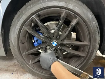 BMW G20 320i 부식 제거 후, 블루 캘리퍼 도색 / 용인 처인구