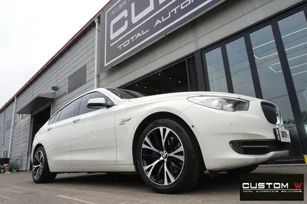 BMW 5GT 잘 못된 휠수리로 엉망이 된 휠 재작업. 다이아몬드 커팅 블랙 폴리시 휠로 재탄생 그리고  캘리퍼 도색까지.! / 용인 처인구