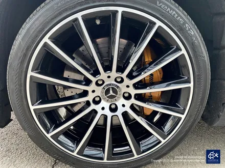 벤츠 S350 마차휠수리 후 블랙폴리시 휠도색 + 카본 세라믹 골드 캘리퍼도색 / 용인 처인구