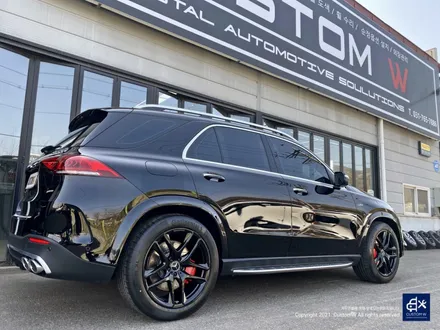 벤츠 GLE53 AMG 블랙유광 휠도색 + 레드 캘리퍼 도색 / 용인 처인구