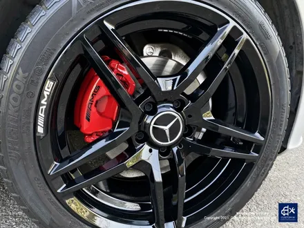 벤츠 W205 C200d 휠수리 후 블랙유광 휠도색 + 레드 캘리퍼 도색 / 용인 처인구