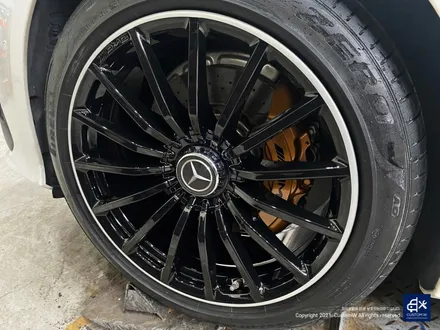 벤츠 GT43 AMG 블랙 실버 투톤 휠도색 & 카본 세라믹 골드 캘리퍼 도색 / 용인 처인구