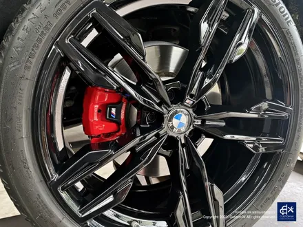 BMW X4 M40i 휠수리 후 블랙유광 휠도색 + 레드 캘리퍼 도색 / 용인 처인구