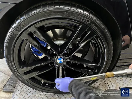 BMW 640d 373M 박리후 블랙유광 휠도색 + 프론트 범퍼 수리 / 용인 처인구
