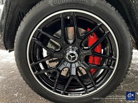 벤츠 G63 AMG G바겐 22인치 블랙 실버 투톤 유광 휠도색 / 용인 처인구